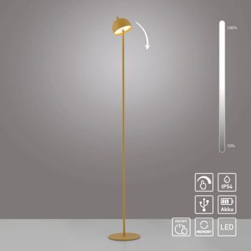 Lampă de podea BELLIS 19245-81 3000k 1x2,5W/LED 240lm ip54 de la Paul Neuhaus