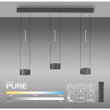Lampă cu pendul PURE CLIPSE 2473-15 2200-5000k 6x5W/LED 670lm ip20 de la Paul Neuhaus