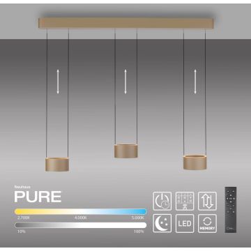 Lampă cu pendul PURE CLIPSE 2473-97 2200-5000k 6x5W/LED 670lm ip20 de la Paul Neuhaus