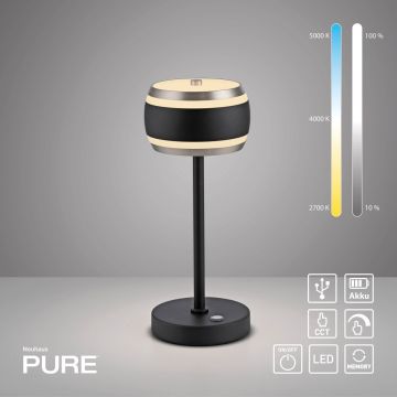 Lampă de masă PURE FALLING RINGS 4503-18 2200-5000k 1x8W/LED 310lm ip20 de la Paul Neuhaus