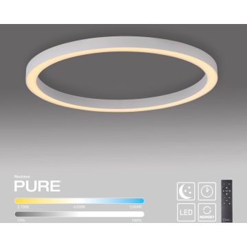 Lampă de tavan PURE LINES ROUND 6306-16 2200-5000k 1x42W/LED 4300lm ip20 de la Paul Neuhaus