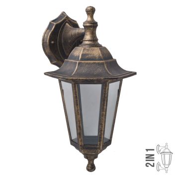 Aplique de perete CAPRI I. 3081 1x60W/E27 IP44 de la Prezent