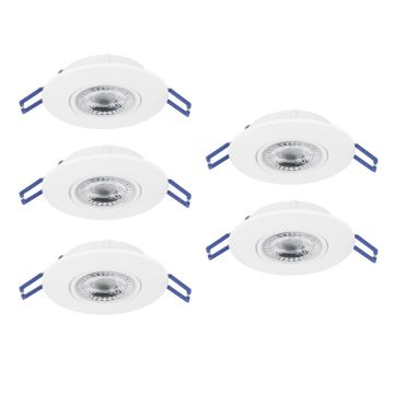 Lumină îngropată deasupra plafonului GEDREZ 300185 2700K, 4000K, 6500K 5x4.9W/LED 2600lm ip20 de la Eglo