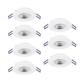 Lumină îngropată deasupra plafonului GEDREZ 300186 2700K, 4000K, 6500K 7x4.9W/LED 3640lm ip20 de la Eglo