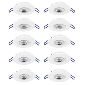 Lumină îngropată deasupra plafonului GEDREZ 300187 2700K, 4000K, 6500K 10x4.9W/LED 5200lm ip20 de la Eglo