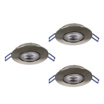Lumină îngropată deasupra plafonului GEDREZ 300193 2700K, 4000K, 6500K 3x4.9W/LED 1560lm ip20 de la Eglo