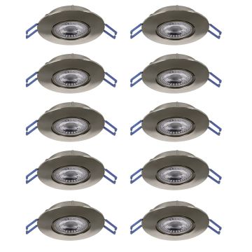 Lumină îngropată deasupra plafonului GEDREZ 300196 2700K, 4000K, 6500K 10x4.9W/LED 5200lm ip20 de la Eglo