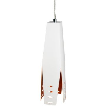 Lampă cu pendul Origami Design LA044/P_white-orange 1x40W/E27 IP20 de la Altavola Design