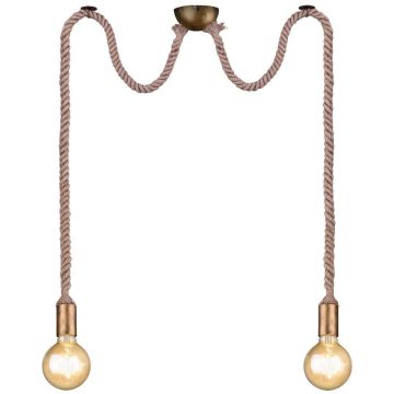 Lampă cu pendul ROPE 310100204 2x60w/e27 ip20 de la Trio
