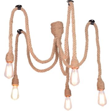 Lampă cu pendul ROPE 312921 5x12W LED/E27 IP20 de la Polux