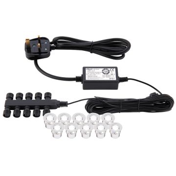 Lampă de piscină IKON ROUND 13889 6500K 10x0.45W/LED 80LM IP67 de la Endon