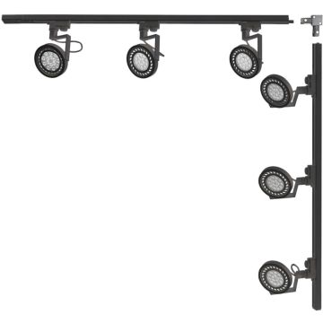 Șină de iluminat ZESTAW SZYNOPRZEWODY 3579 6x15W/GU10_ES111 ip20 de la Zuma Line