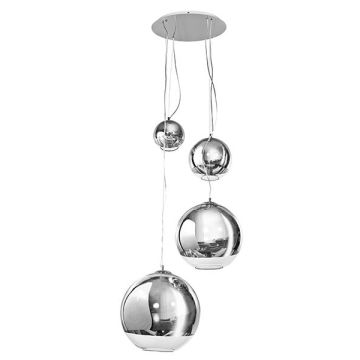 Lampă cu pendul SILVER BALL AZ2531 4x60W/E27 de la AZzardo