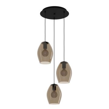 Lampă cu pendul "ESTANYS 1" 390161 3x40W/E27 IP20 de la Eglo