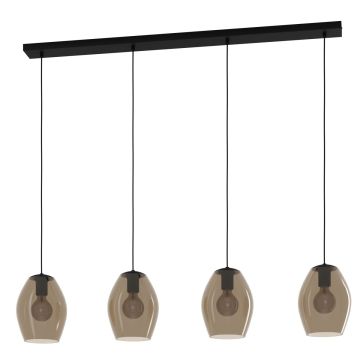 Lampă cu pendul "ESTANYS 1" 390162 4x40W/E27 IP20 de la Eglo