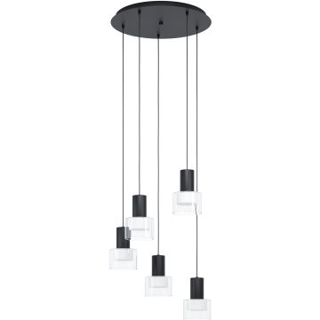 Lampă cu pendul MOLINEROS 39727 3000K 5x5W/GU10/LED 400LM IP20 de la Eglo