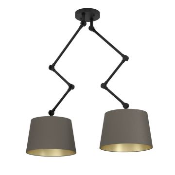 Lampă cu pendul PISTUNIO 390199 2x40W/E27 IP20 de la Eglo