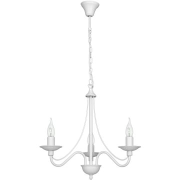 Candelabru RÓŻA BIAŁA 397E 3x40W/E14 de la Aldex