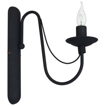 Aplique de perete RÓŻA CZARNA 397C1 1x40W/E14 de la Aldex