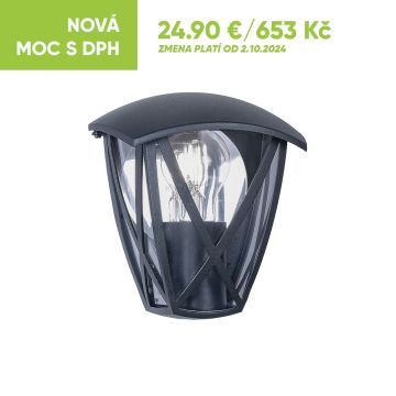 Aplique de perete SPLIT 39032 1x40W/E27 IP44 de la Prezent