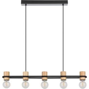 Lampă cu pendul CHIEVELEY 43541 5X40W/E27 IP20 de la Eglo