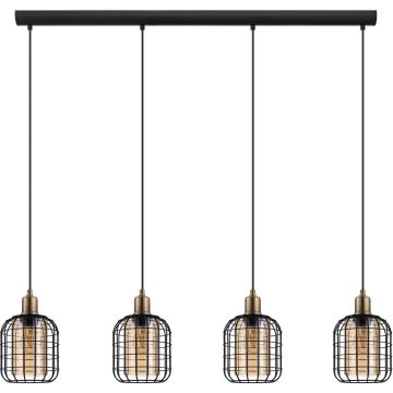 Lampă cu pendul CHISLE 43528 4X40W/E27 IP20 de la Eglo