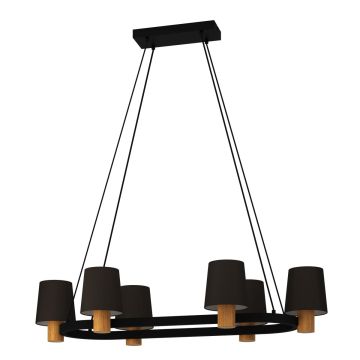 Lampă cu pendul EDALE 43782 6x40W/E27 IP20 de la Eglo
