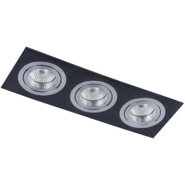 Lumină îngropată deasupra plafonului Mooty BL MQ71805-3AB 3x50W/GU5,3 IP20 de la Italux