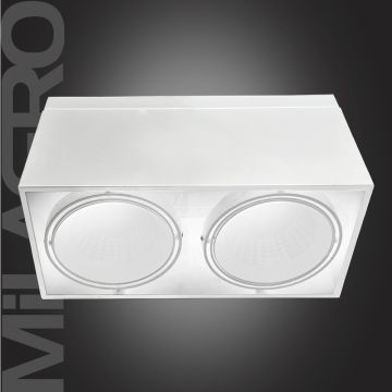Lumină montată pe suprafață BLOCCO ML478 2x7W/LED 1120LM de la Milagro