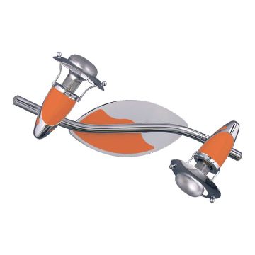 Spot ZEUS CH/ORANGE 472 2x40W/E14/R50 IP20 de la Prezent