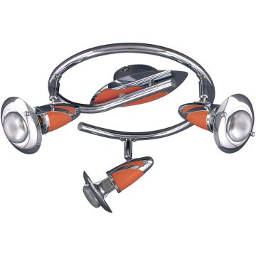Spot ZEUS CH/ORANGE 473 3x40w/e14_r50 de la Prezent