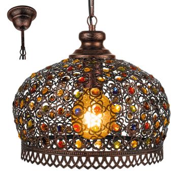 Lampă cu pendul JADIDA 49764 1x60W/E27 de la Eglo