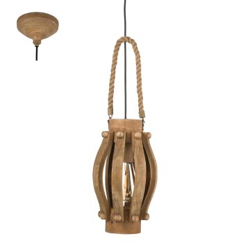 Lampă cu pendul KINROSS 49725 1x60W/E27 de la Eglo