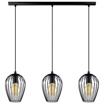Lampă cu pendul NEWTOWN 49478 3x60W/E27 de la Eglo