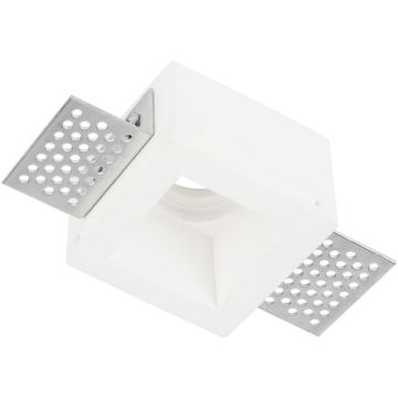 Lumină îngropată deasupra plafonului SQUARED SPOT S047 1x50W/GU10 IP20 de la Zambelis