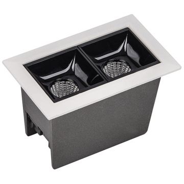 Lumină îngropată deasupra plafonului RECESSED GRILLE S085 3000K 5W/led 350lm IP20 de la Zambelis