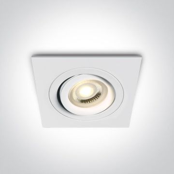 Lumină îngropată deasupra plafonului The Dual Ring 51105ABG/W 1x10W/GU10 IP20 de la One Light