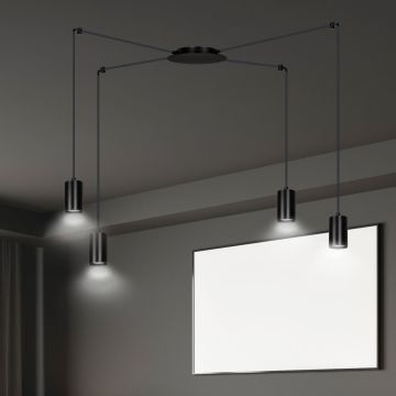 Lampă cu pendul TRAKER 524/4 4x30W/GU10 IP20 de la Emibig