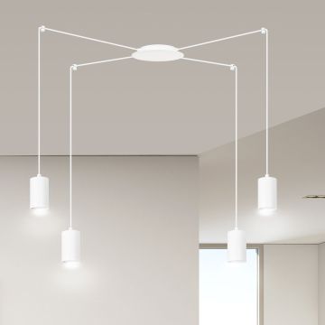Lampă cu pendul TRAKER 525/4 4x30W/GU10 IP20 de la Emibig