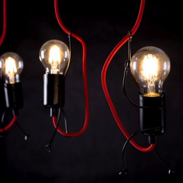 Lampă cu pendul BOBI 537/3 3x60W/E27 IP20 de la Emibig