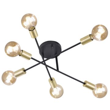 Lampă de tavan CROSS 606700632 6x40w/e27 ip20 de la Trio