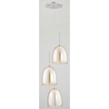 Lampă cu pendul RONDA 60142 3x60W/E27 IP20 de la Alfa