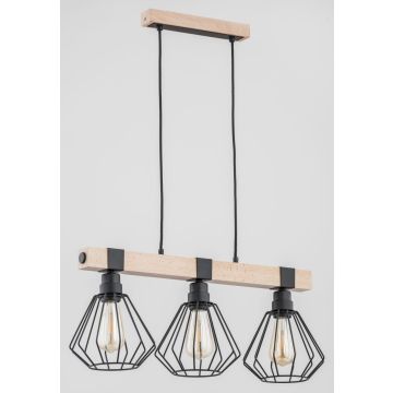 Lampă cu pendul FIBIA 61034 3x60W/E27 IP20 de la Alfa