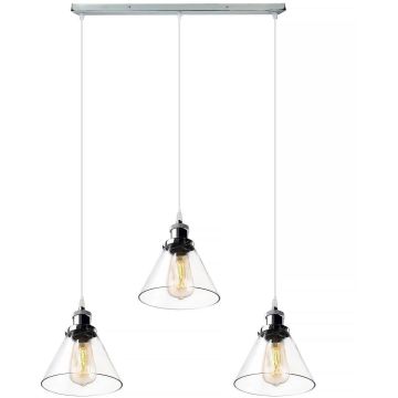 Lampă cu pendul NEW YORK LOFT LA034/CL3_chrom 3x40W/E27 IP20 de la Altavola Design