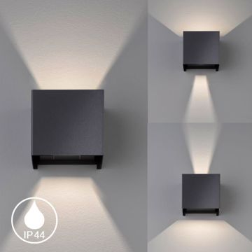Aplique de perete Wall 30259 3000K 2x3W/LED 620 lm IP44 de la Fischer&Honsel