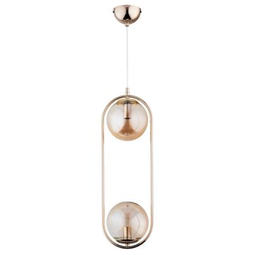 Lampă cu pendul OVAL 62250 2x40W/E14 IP20 de la Alfa