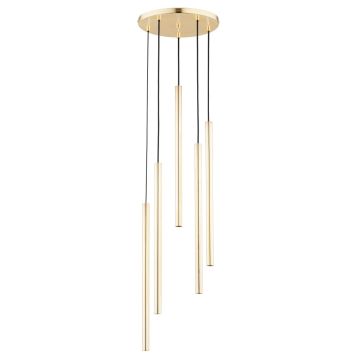 Lampă cu pendul COLLET 63145 5x40W/G9 IP20 de la Alfa
