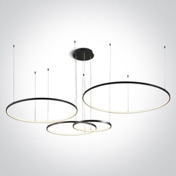 Lampă cu pendul Decorative 63150C/B/W 3000K 1x100W/LED 7400lm IP20 de la One Light