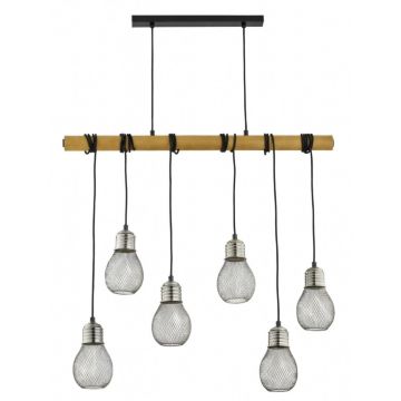 Lampă cu pendul PIKOLO 63392 6x10W/E14 de la Alfa