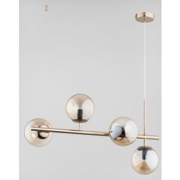 Lampă cu pendul VINCI 63040 4x40W/E14 de la Alfa
